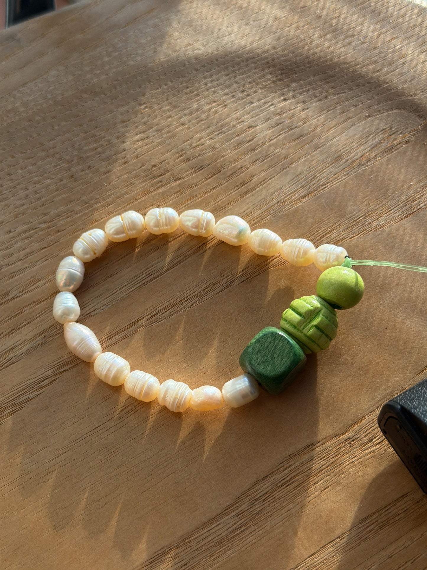 Allure charm Camera Wrist Strap - Genuine Freshwater Pearl