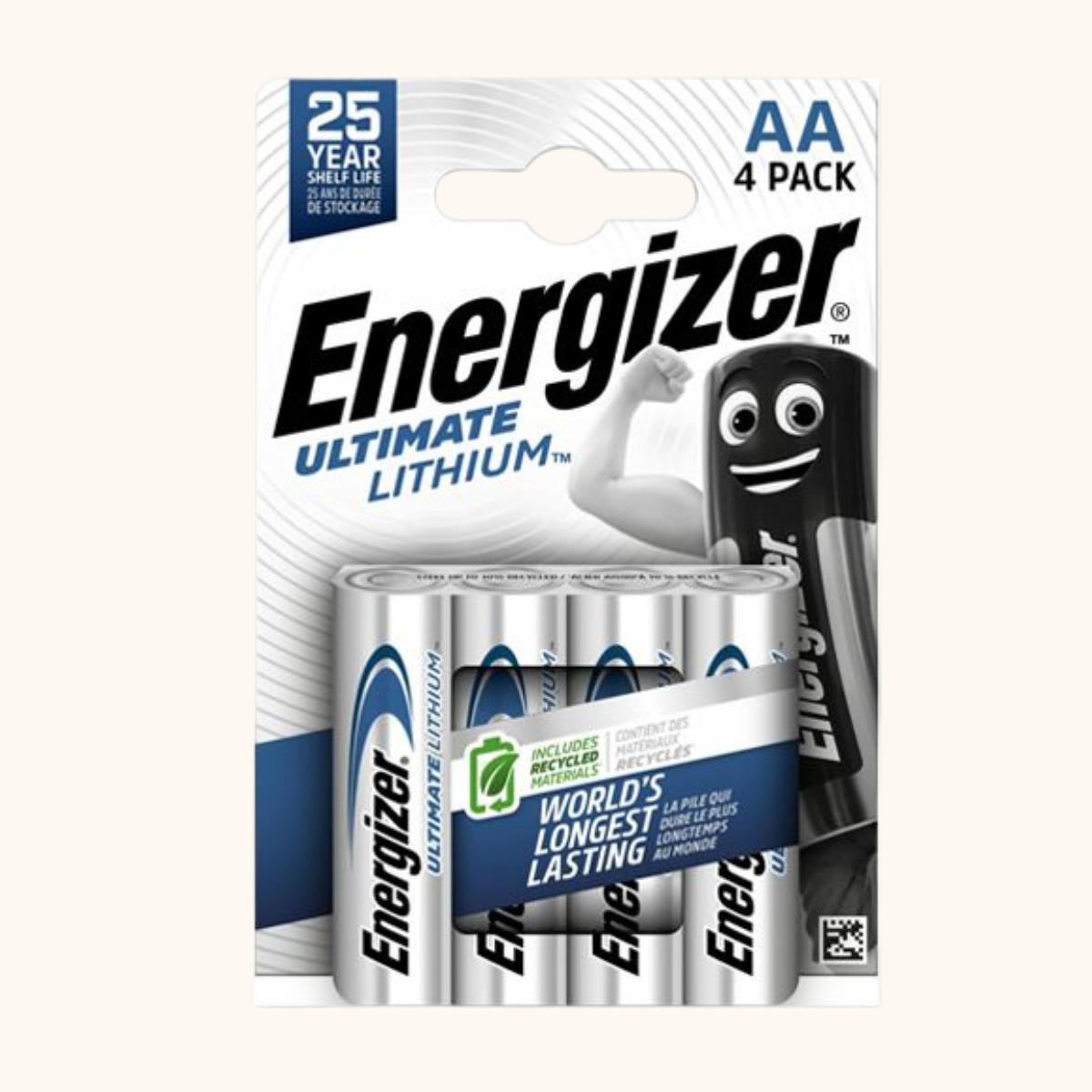 Energiser Lithium Battery AA - 4 Pack