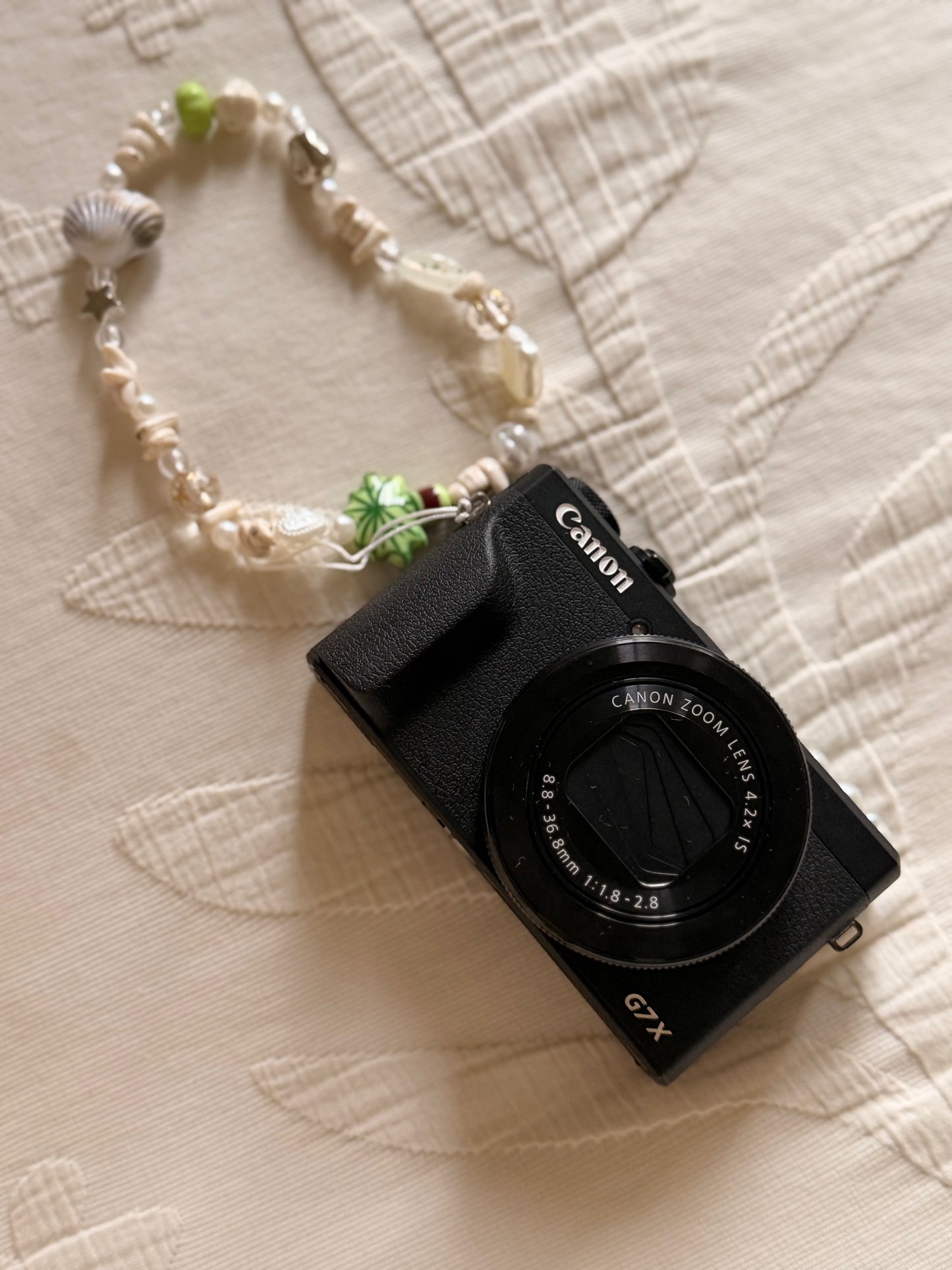 Earth Beaded Camera Strap