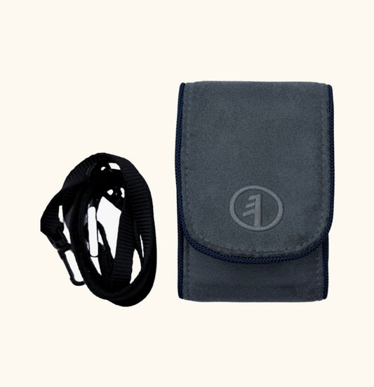 Tamrac Blue Suede Camera Case with Strap